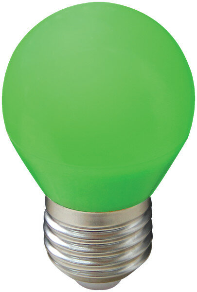 Лампа светодиодная Ecola шар Е27 2W зеленый K7CG20ELB
