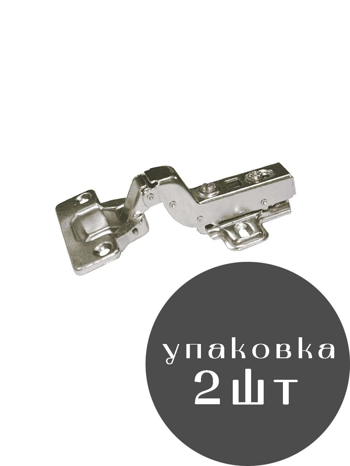 фото Петля вкладная Slide-On с площадкой под саморез 2шт