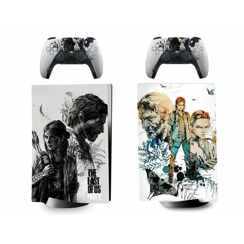 Набор наклеек TLOU2 на игровую консоль Sony PlayStation 5 Digital Edition