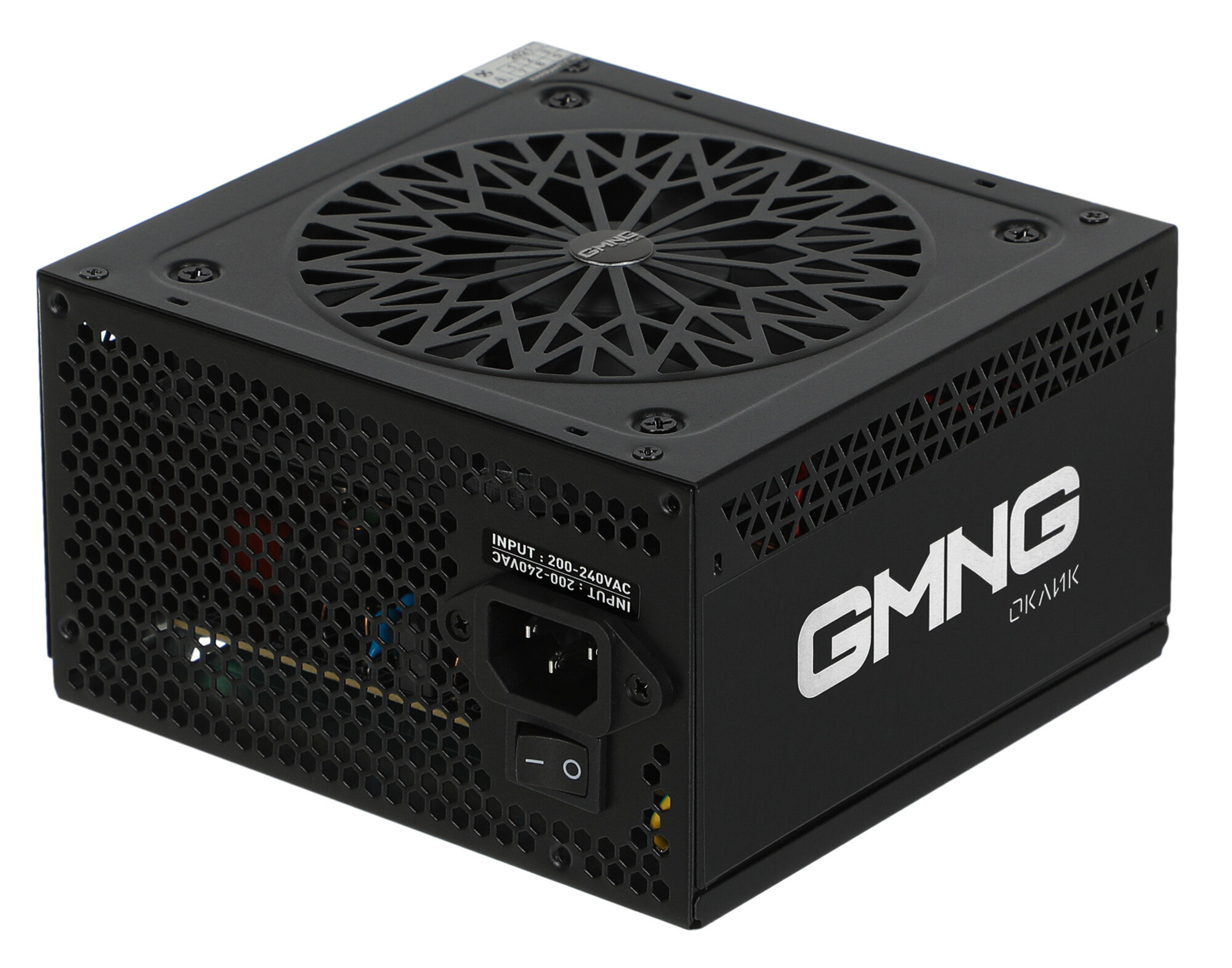 Блок питания GMNG ATX 600W PSU-600W-80+ 80+ (20+4pin) APFC 120mm fan 6xSATA RTL