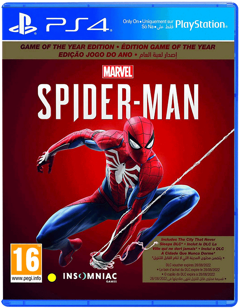 Игра Spider-Man, 2018 Game of the Year Edition для PlayStation 4