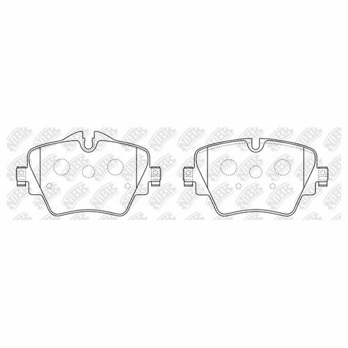 Колодки тормозные дисковые Nibk PN0577