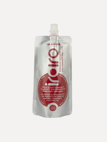 Изображение товара Семи-перманентный краситель для волос iroiro 100 DARK RED / Темно-красный 236 мл