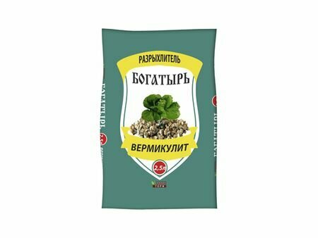 Дренаж ЛамаТорф Вермикулит Богатырь разрыхлитель коричневый, 2.5 л, 0.3 кг Лама Торф - фото №3