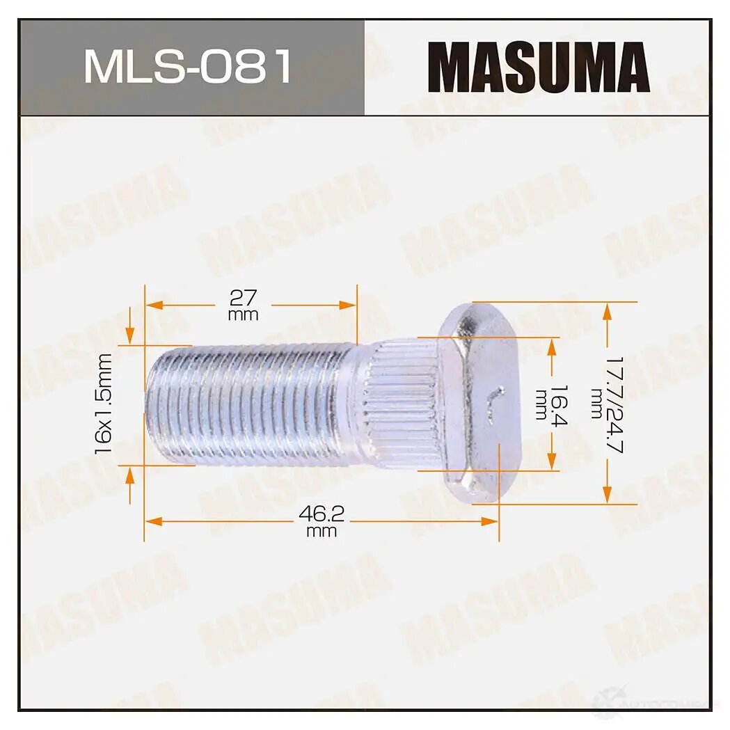 Masuma шпилька для грузовика mls081