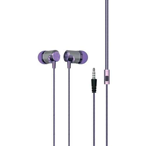 Наушники-гарнитура RedLine E04 Jack 35mm фиолетовый 67200₽