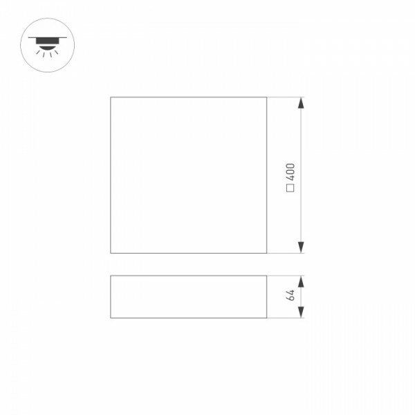 Накладной светильник Arlight QUADRO 034798 - фотография № 7