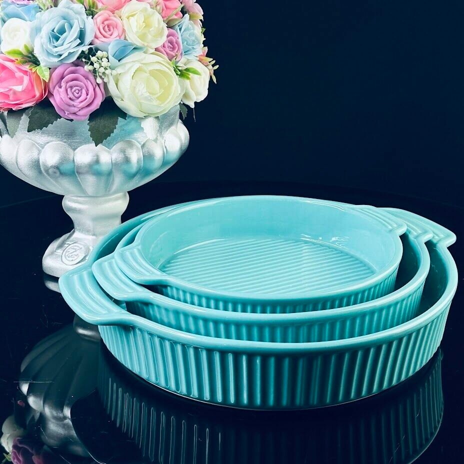 фото Глубокое блюдо для запекания 30,5см Фарфор Lenardi (184196)