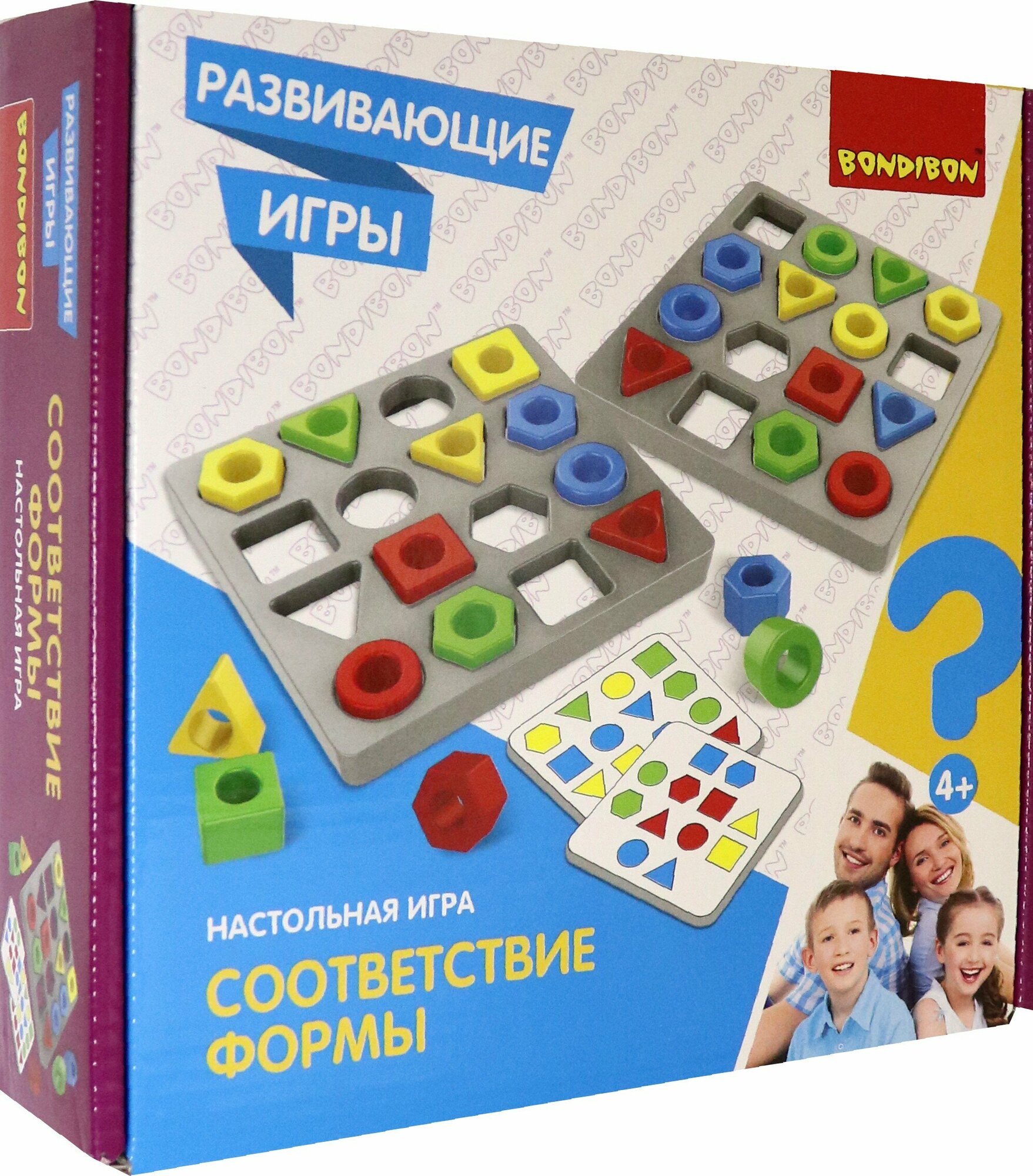 Игра развивающая «Соответствие формы» ВВ5166 Bondibon - фото №15