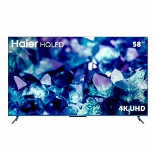 Телевизор Haier SMART TV S5, 58, 3840x2160, DVB-T2/C/S2, HDMI 4, USB 2, Smart TV, чёрный