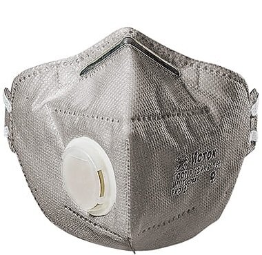 фото Полумаска фильтрующая складная с клапаном "ИСТОК-1СКУ" с угольным слоем, FFP2 NR