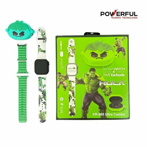 Смарт часы KR-888 ULTRA COMBO Халк наушники 370000₽
