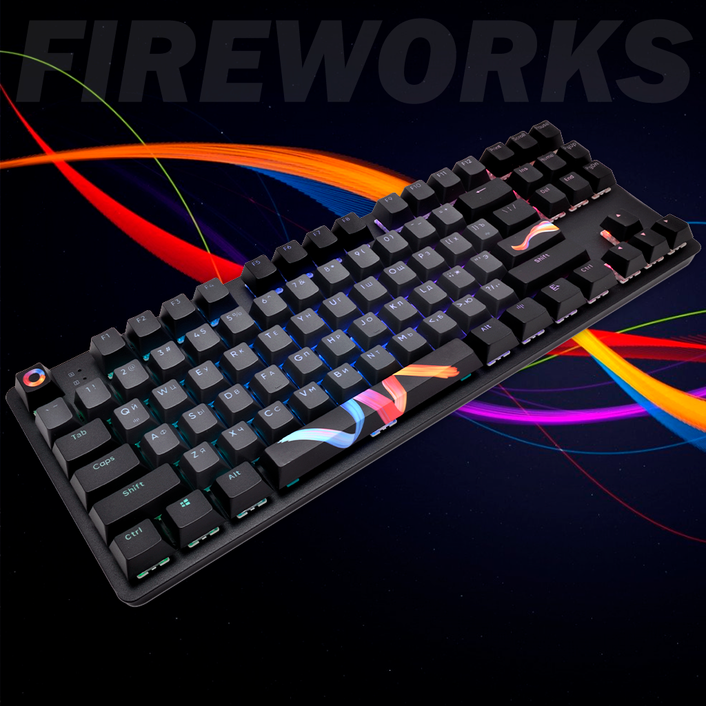 Клавиатура Red Square Keyrox TKL Fireworks (RSQ-20037) G3ms Sapphire Switch