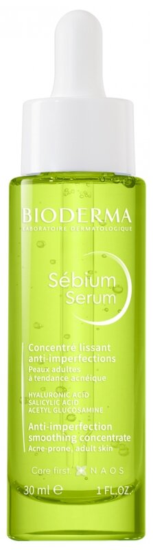 BIODERMA себиум Сыворотка против несовершенств, постакне и морщин, 30 мл