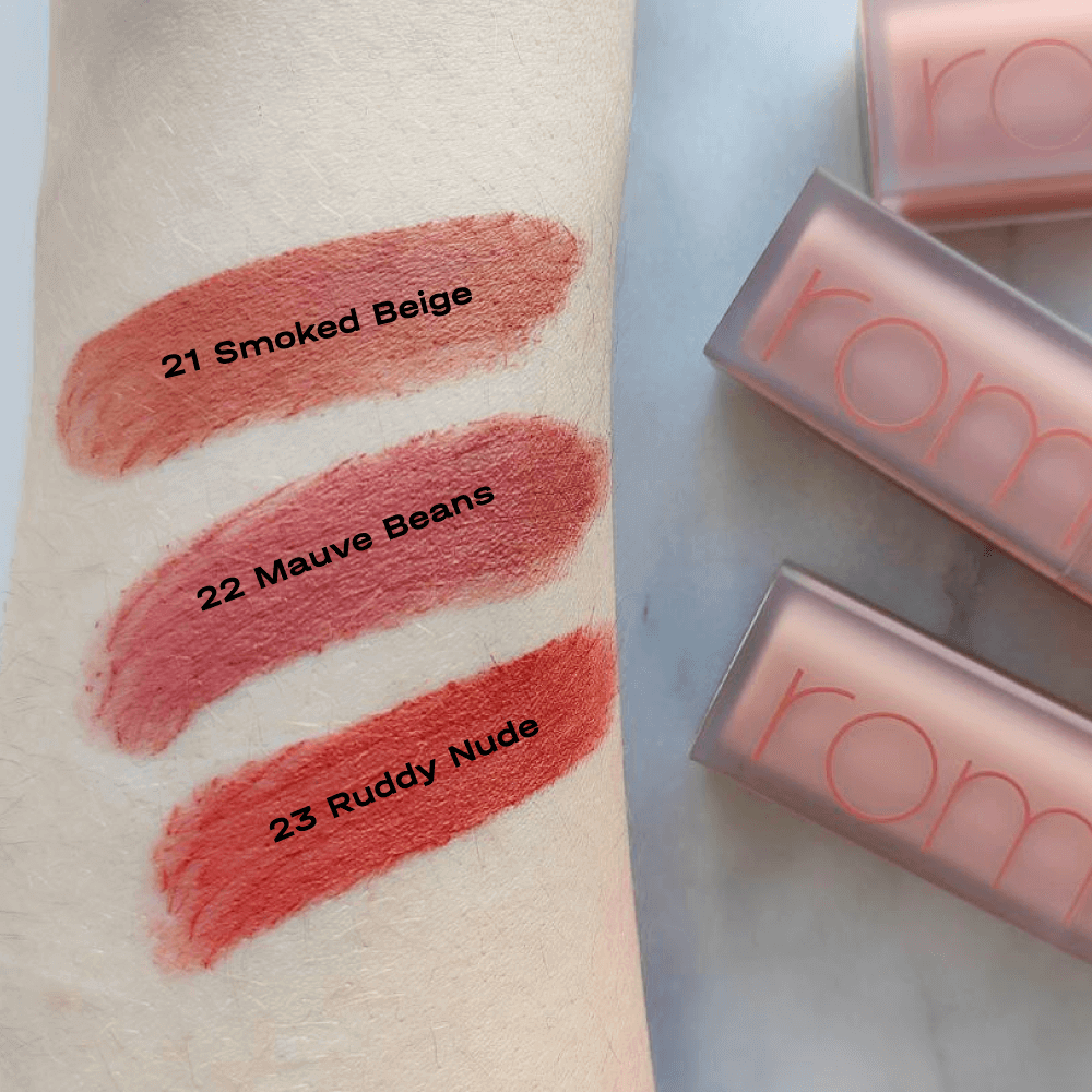 Помада для губ матовая 22 | ROM&ND Zero Matte Lipstick 22 Mauve Beans