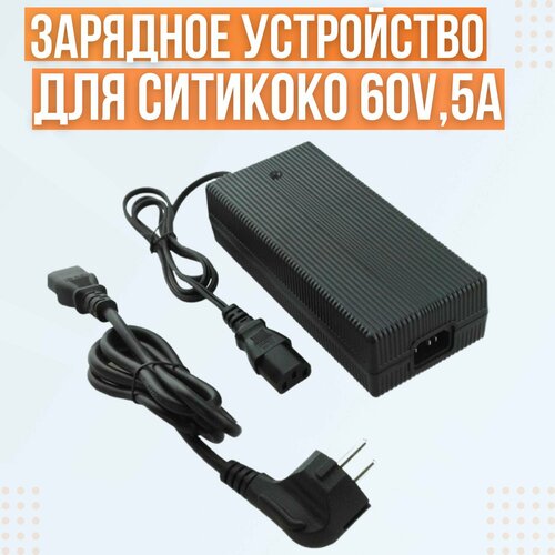 Зарядное устройство для Ситикоко 60V,5A зарядное устройство 60v 12a lifepo4 20s