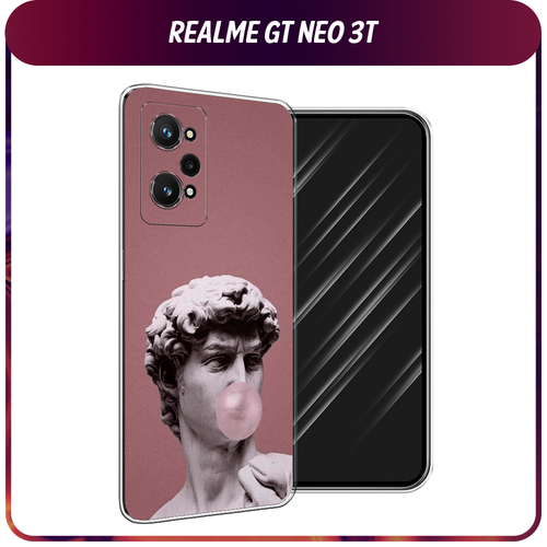 Силиконовый чехол на Realme GT Neo 3T/GT Neo 2 / Реалми GT Neo 3T Modern David силиконовый чехол на realme gt neo 3t gt neo 2 реалми gt neo 3t chillin killin