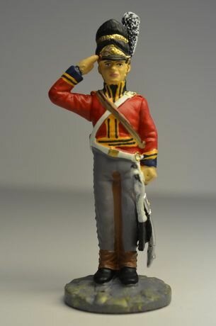 Оловянный солдатик 54мм, Рядовой 2-го Королевского Северобританского драгунского полка,1812-1815гг.