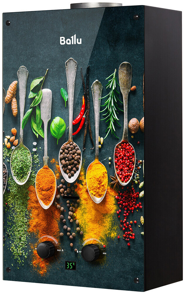 Колонка газовая Ballu GWH 10 Fiery Glass Curry