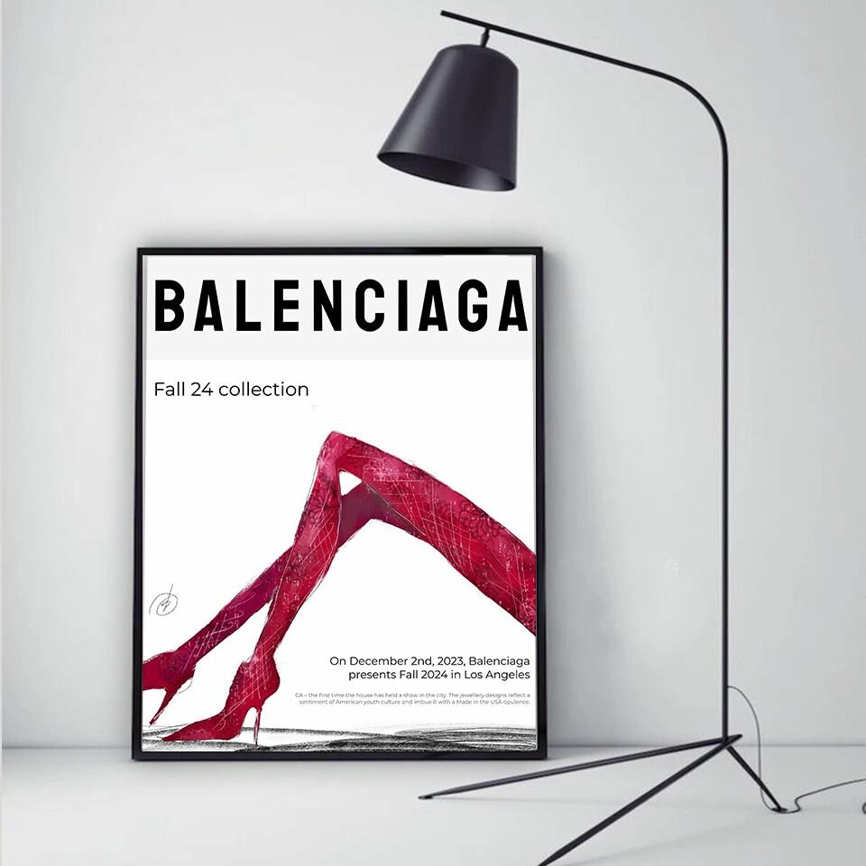 Постер, плакат на стену Balenciaga