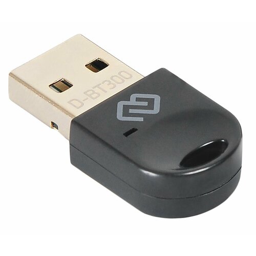 Адаптер USB Digma D-BT300 интерфейсы Bluetooth 3.0+EDR class 2 радиус 10 м, цвет черный (1431073)