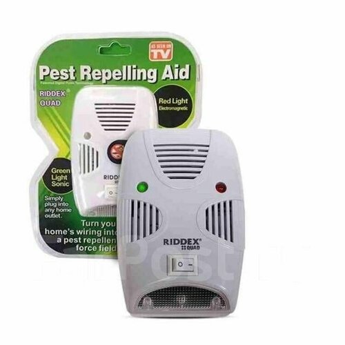 Отпугиватель от грызунов и насекомых Pest Repelling Aid с выключателем сонар 02 ультразвуковой отпугиватель грызунов мышей и крыс