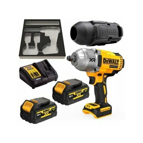 Гайковерт ударный бесщеточный аккумуляторный DeWALT DCF900P2G-QW XR Li-Ion 18 В