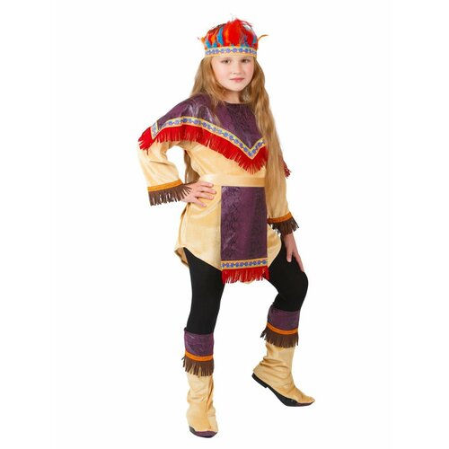 Карнавальный костюм детский Индеец девочка костюм индеец ловкий джо детский