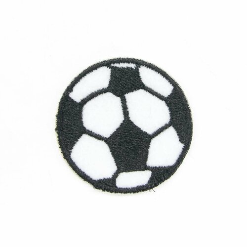 Термоаппликация 'Футбольный мяч', маленький, 3.9*3.9см, Hobby&Pro