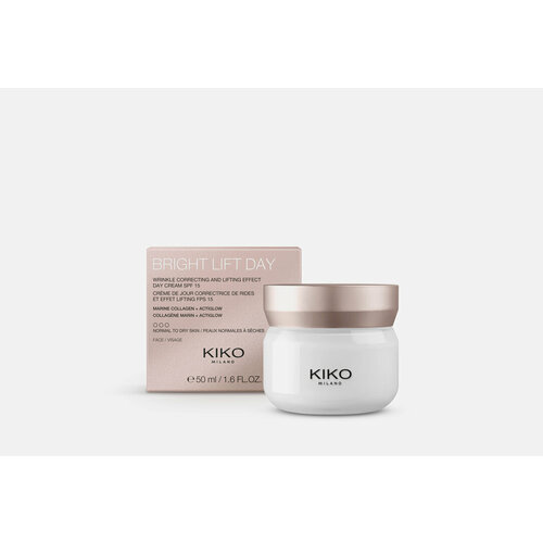 Дневной лифтинг крем SPF 15 KIKO MILANO BRIGHT LIFT DAY / объём 50 мл дневной лифтинг крем spf 15 kiko milano bright lift day 50 мл