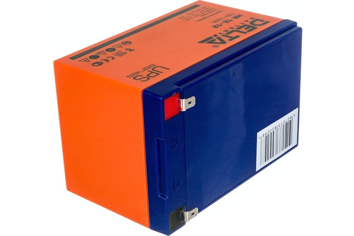 Аккумуляторная батарея DELTA Battery HR 12-12 12В 12 А·ч - фото №9