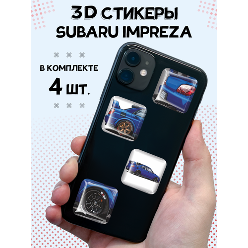 3D стикеры на телефон наклейки Subaru Impreza podpisan kontrakt s foodchem international corporation