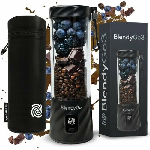 Портативный блендер BlendyGo 3 черный 250 Вт 1411300₽