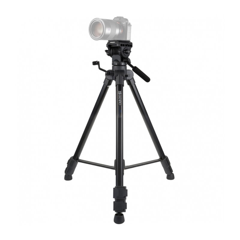 Benro T980EX+MH2N штатив c видеоголовой и держателем для смартфона — фото 1
