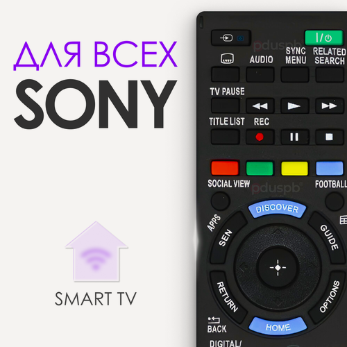 Изображение товара Универсальный пульт для телевизора Sony Smart TV / Сони Смарт ТВ
