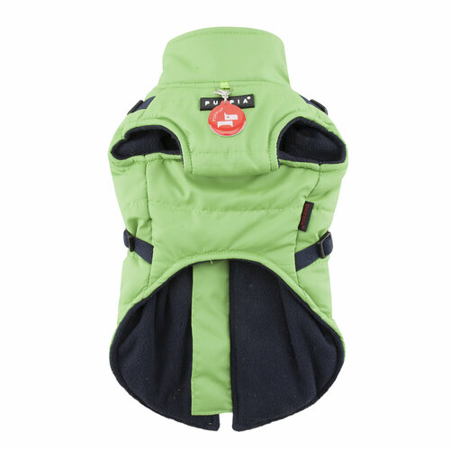 Жилет со шлейкой PUPPIA "MOUNTAINEER II", S, зеленый (Южная Корея)