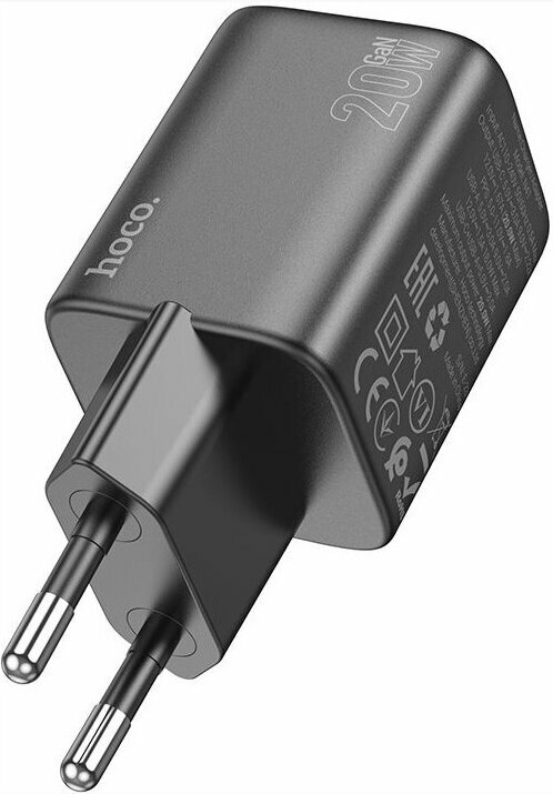 Сетевое ЗУ Hoco N41 Almighty Black 20W 3A (PD+QC+AFC) USB-A/Type-C черный