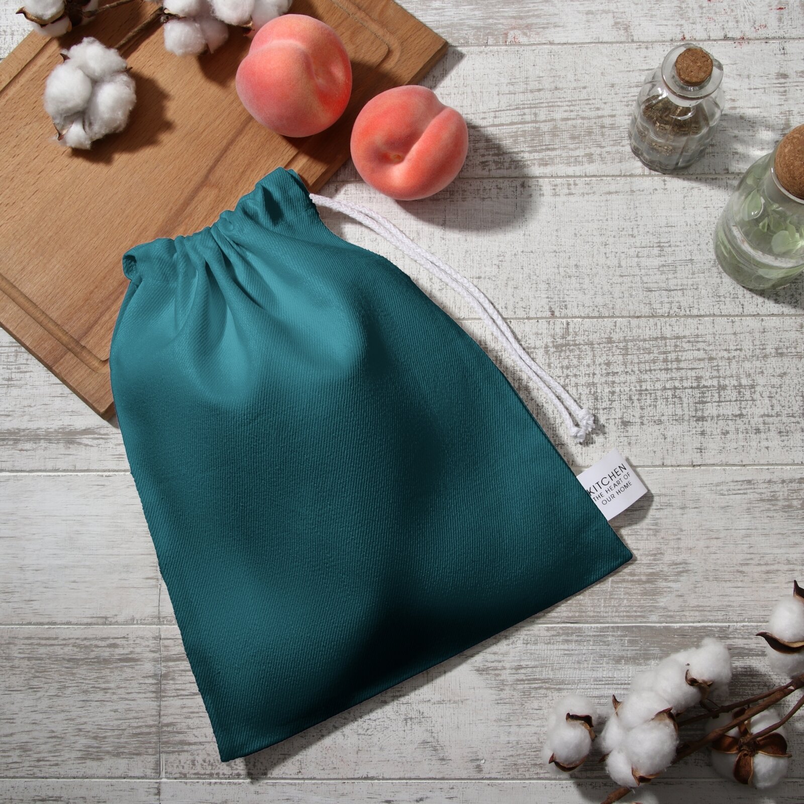 Мешочек текстильный Этель Home collection blue 27х34 см 45%лён 55%хл 10609975