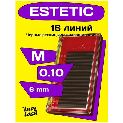Le Maitre ресницы Estetic M 0.10 6 мм