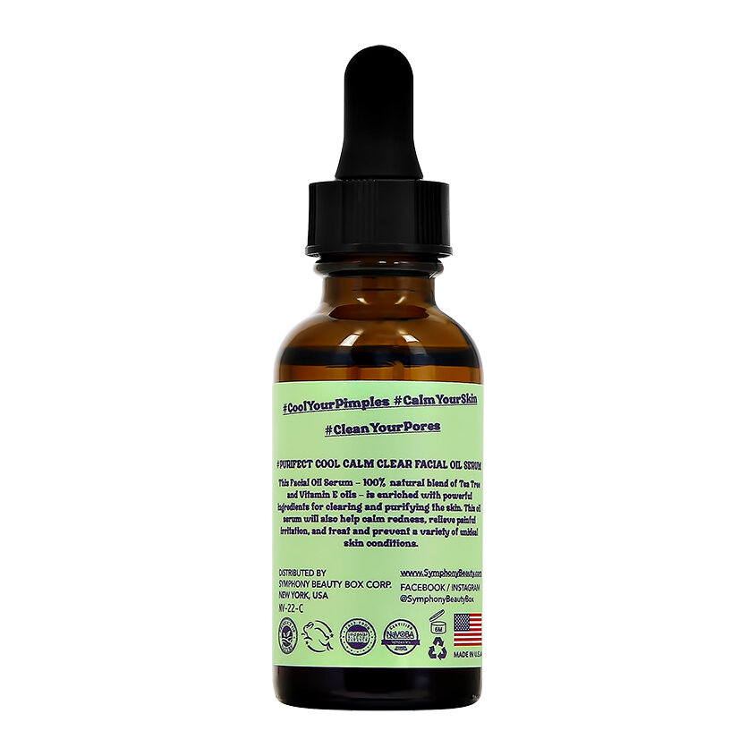 Масло Для Лица Масло-сыворотка для лица `PURIFECT` с маслом чайного дерева (успокаивающая) 30 мл