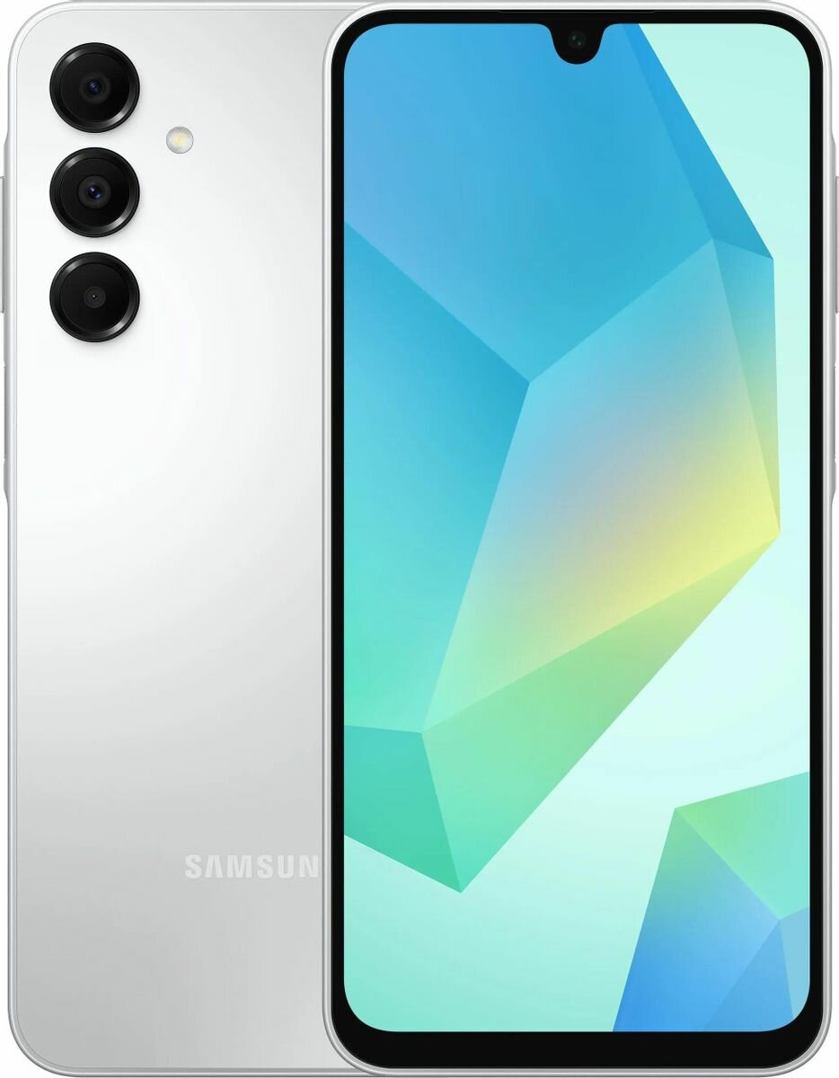 Смартфон Samsung Galaxy A16 SM-A165F 256Gb 8Gb серебристый AU