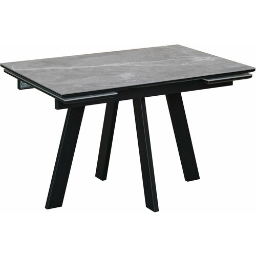Стол керамический раздвижной BRUNO 140200х80 Серый мраморЧерный 63000₽