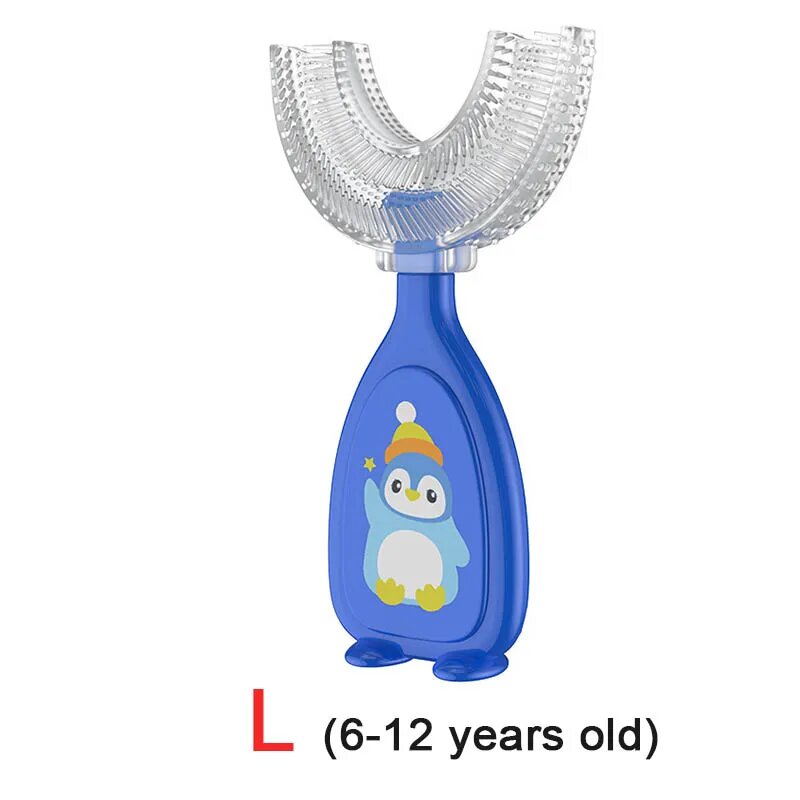 Детская зубная щетка Синяя L (6-12 лет)