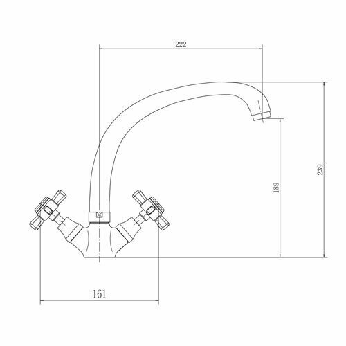 Смеситель для кухни FASHUN A4224 — фото 1