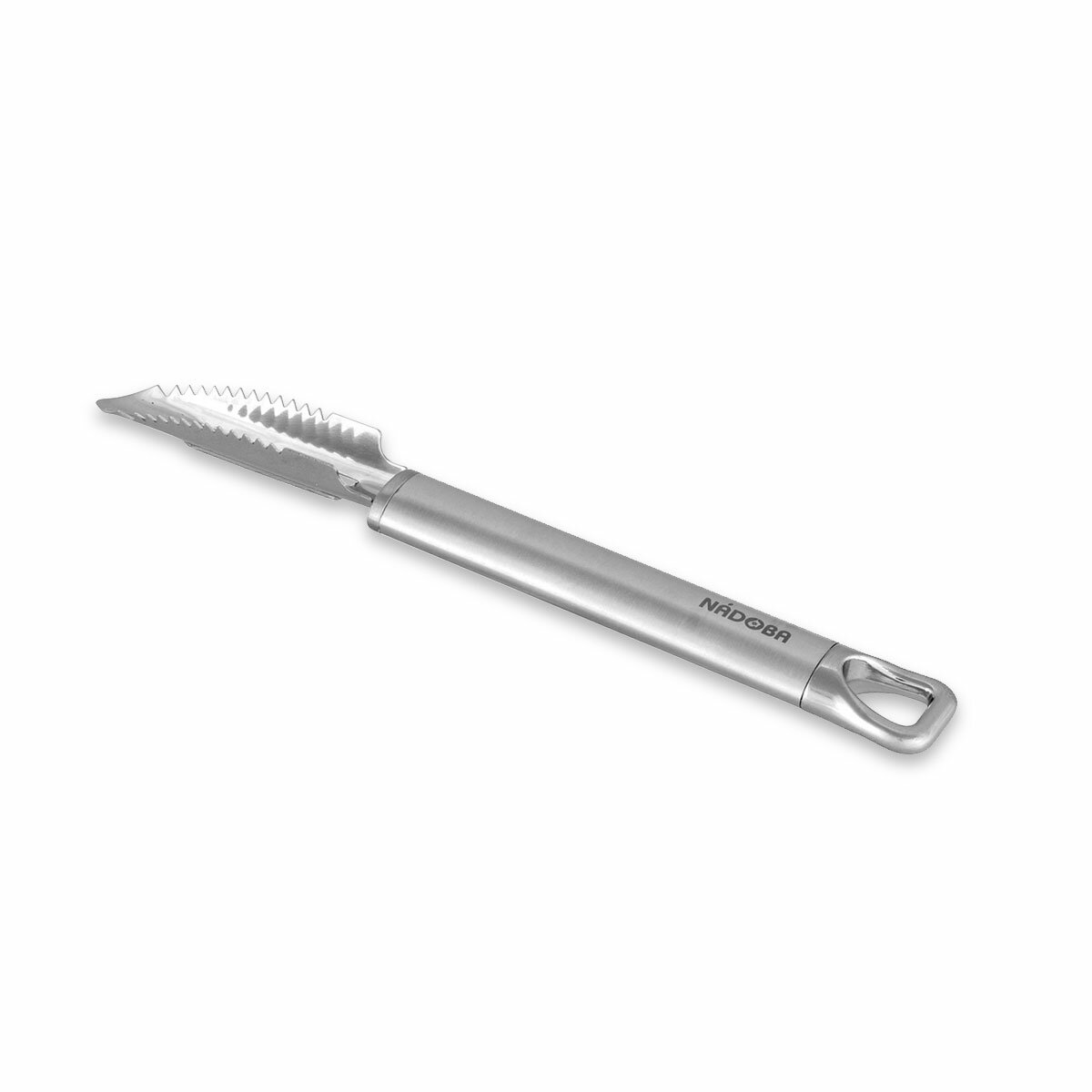 Овощечистка ручная NADOBA, KAROLINA, картофелечистка, скребок для рыбьей чешуи — фото 1