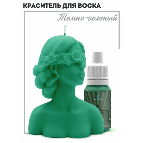фото Краситель жидкий для свечей и воска темно-зеленый, epoxymaster, 10мл epoxy master