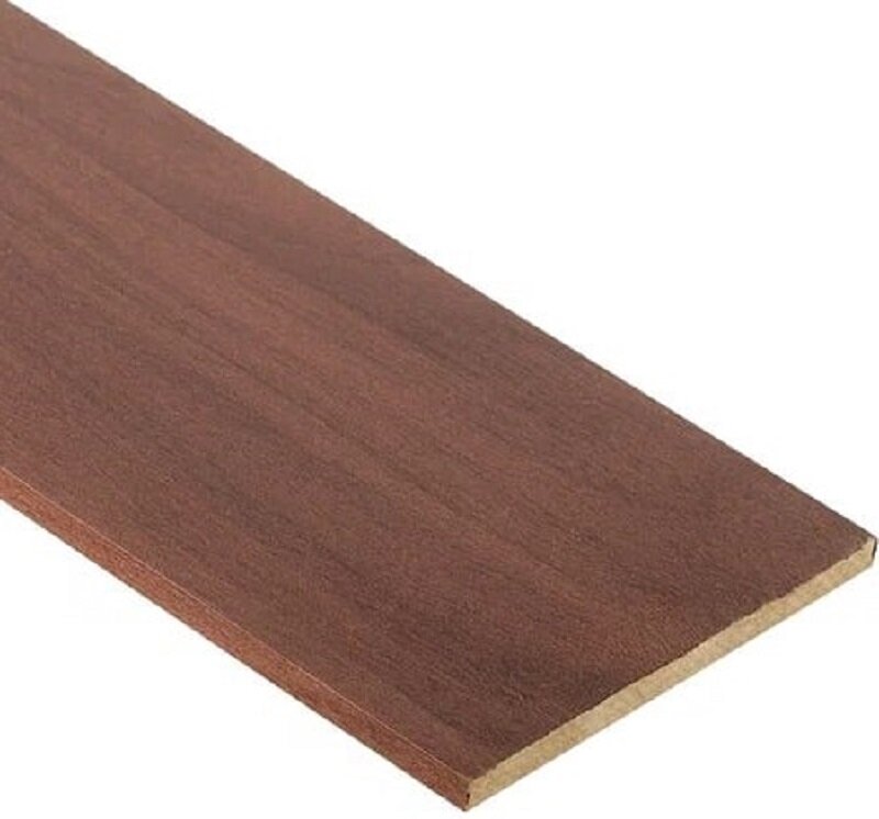 Добор цвет: итальянский орех размер: 8*150*2070 мм плоский комплект 3 шт.