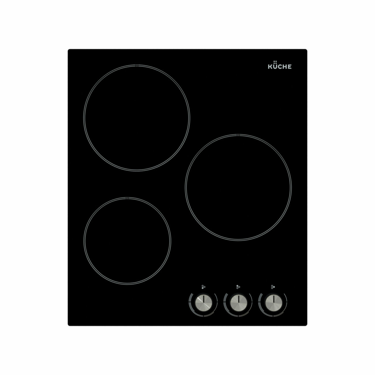 Варочная панель электрическая KUCHE CMB 430 B встраиваемая черная независимая