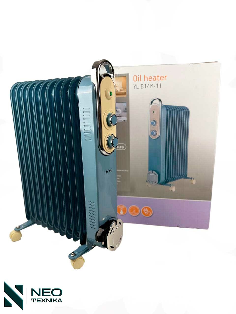 Электрический обогреватель CoHaus "Oil Heater", управление механическое