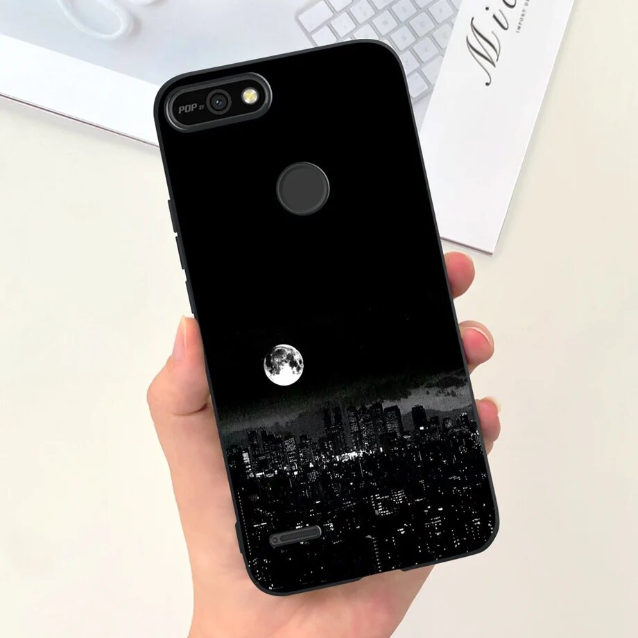 Мягкие противоударные силиконовые чехлы для Tecno Pop 2 F/ B1F